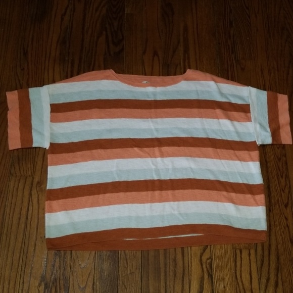 Madewell Sweaters - Madewell knit stripped top size Large